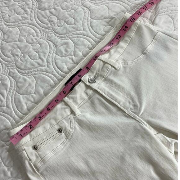 The Kooples Womens Lace Up White Skull detail Skinny  Jeans Size 29 Short - Picture 7 of 10